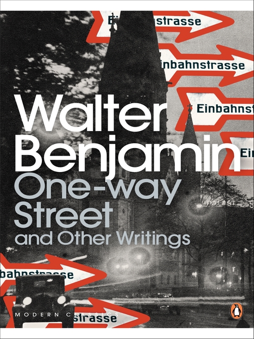 Cover image for One-Way Street and Other Writings